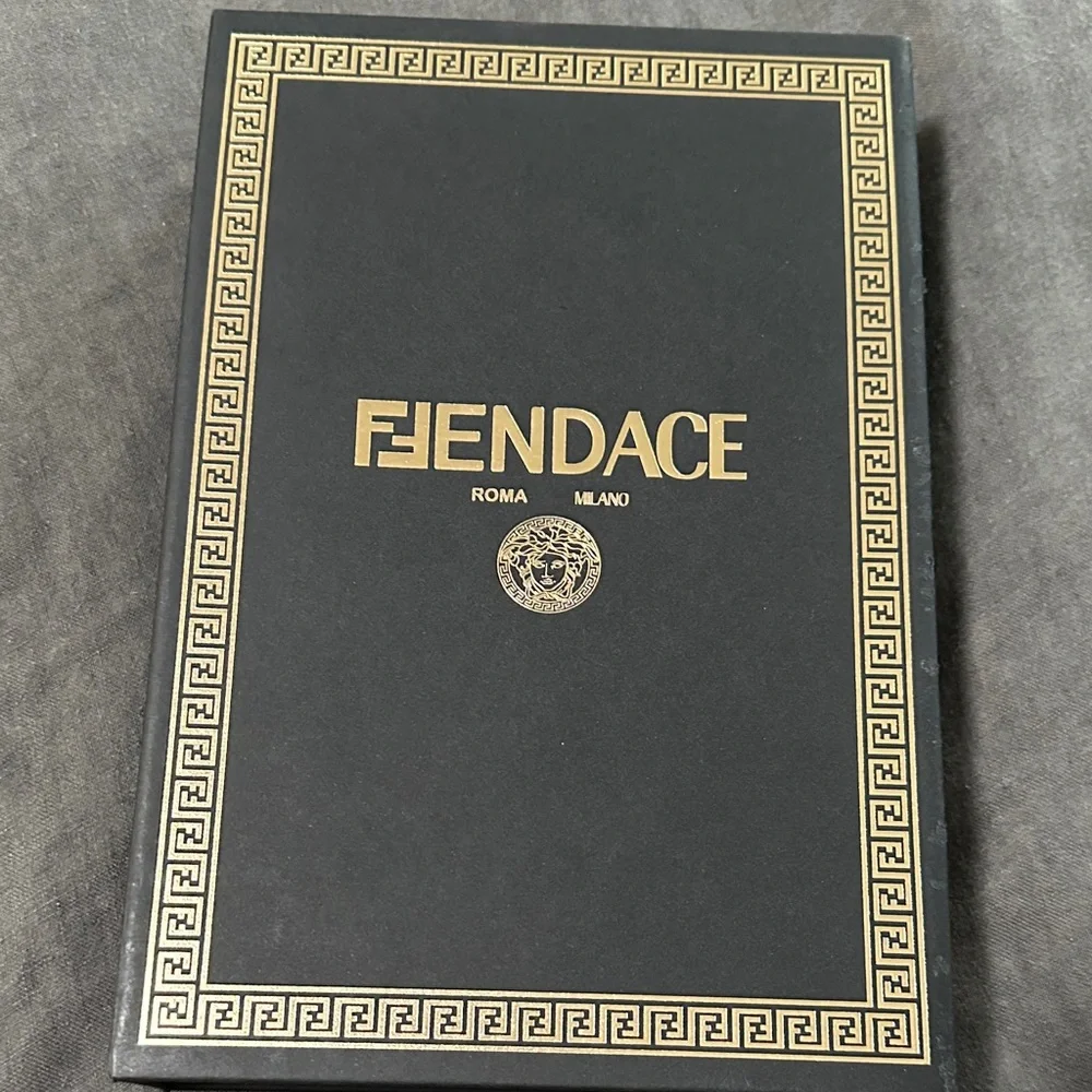 Fendi Versace - Fendace Gold and Black Ornate Journals - Picture 6 of 6